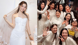 Lễ cưới diễn viên Diễm My 9x: Ninh Dương Lan Ngọc xinh đẹp đi bê tráp, 1 nhân vật lăm le 'chiếm spotlight' cô dâu