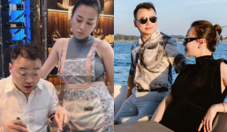 'Xả vai' nội trợ, diễn viên Phương Oanh vác bụng bầu đôi đi du lịch cùng con riêng của Shark Bình