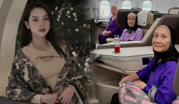 Sự thật hình ảnh 3 bà cụ ngồi khoang thương gia máy bay, là bà của nữ diễn đình đám VTV đã 102 tuổi