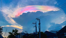 Hiện tượng mây ngũ sắc trên bầu trời Sài Gòn chiều nay nguyên nhân do đâu, có ảnh hưởng đến mắt?