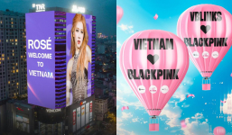 'Choáng' với khinh khí cầu, biển quảng cáo, xe bus hàng trăm triệu phủ khắp Hà Nội để chào đón BLACKPINK