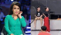 Rộ clip Việt Hương mắng thẳng mặt học trò ngay trên sân khấu khiến Minh Nhí cũng phải khó xử