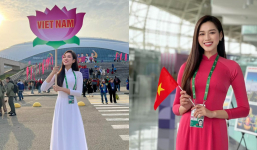 Đỗ Thị Hà dẫn đoàn Việt Nam tại Liên hoan Thanh niên Thế giới, sắc vóc khiến dân tình tấm tắc khen