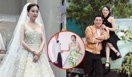 Hot mom Hằng Túi mặc váy cưới hơn nửa tỷ giống Son Ye Jin, rộ nghi vấn lên xe hoa lần 3 ở tuổi U40?