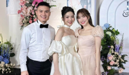 Hòa Minzy khoe ảnh dự cưới Quang Hải, ghi điểm vì đáp trả cực khéo bình luận so sánh nhan sắc với cô dâu