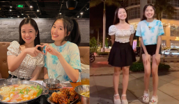 Hoa khôi nhí Bảo Ngọc và hot Tiktoker Jenny Huỳnh 'bắt trend' nhảy nhót cùng nhau, diện mạo thế nào mà ai cũng xuýt xoa