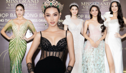 Hoa hậu Thùy Tiên gợi cảm hết nấc tựa thiên nga đen, Top 3 Miss World Việt Nam 2022 lộ diện hậu đăng quang