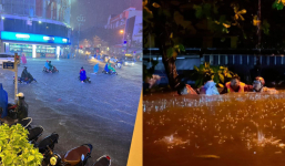 Đà Nẵng mưa to ngập úng nghiêm trọng, nhiều nơi nước dâng cao ngang đầu khiến ai cũng hốt hoảng