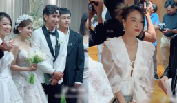 Puka bị chê mặc đầm trắng lấn át cô dâu tại đám cưới diễn viên 'Gia đình là số 1'