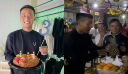 Quang Linh Vlog xúc động nhận quà sinh nhật 'đặc biệt' từ bạn bè châu Phi sau ồn ào bị lừa dối