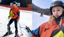 Sau bao biến cố, Hiền Hồ khoe ảnh vi vu Hàn Quốc trượt tuyết với visual như búp bê