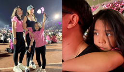 Bạn trai 'tháp tùng' mẹ con Phạm Quỳnh Anh đi concert BLACKPINK, có hành động tinh tế với con riêng của người yêu?