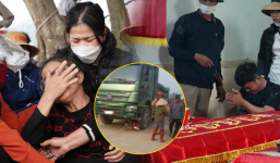 Người thân khóc ngất bên q.uan t.ài của 3 mẹ con bị xe tải t.ông t.ử v.ong ở Nghệ An: 'Anh biết sống sao đây?'