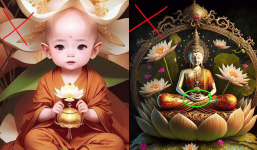 Thấy những bức hình Phật từ trí tuệ AI, chuyên gia khuyên xoá ngay