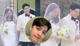 Lộ ảnh Noo Phước Thịnh khoác tay cô dâu vào lễ đường, netizen gọi tên Mai Phương Thúy