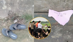 Tìm thấy cậu bé 15 tuổi bỏ lại đôi dép và mảnh giấy “con không ăn trộm” trên cầu: Netizen thở phào