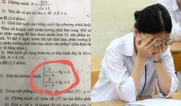 Đề thi Toán ở Hà Nội bị học sinh phản ánh vì in mực kém chất lượng khiến nhiều thí sinh hiểu lầm làm sai?