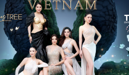 Bộ 3 Khánh Vân - Quỳnh Hoa - Hà Thu đọ sắc trong poster mới của Miss Earth Vietnam 2023