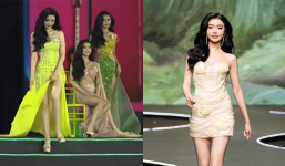 Một thí sinh Miss Grand Vietnam gặp sự cố hớ hênh trên sân khấu, khán giả không dám nhìn