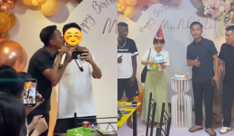 Quang Linh Vlog công khai hôn thắm thiết một người lạ mặt trong tiệc gia đình, danh tính làm ai cũng hốt hoảng