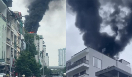 Sáng 16/9, thêm vụ cháy ở chung cư mini 6 tầng tại quận Thanh Xuân: Khói đen bốc cao chục mét