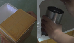 Hướng dẫn làm 'tủ lạnh' tự chế từ thùng xốp chỉ 0 đồng, netizen thốt lên 'trùm chơi đồ hàng đây rồi'
