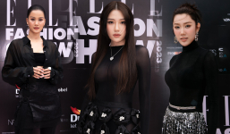Em gái Trấn Thành khoe style xuyên thấu táo bạo, đọ sắc cùng dàn hoa - á hậu ở ELLE Fashion Show 2023
