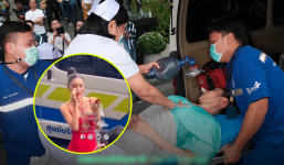 Thí sinh thi hoa hậu đi xe cứu thương đến địa điểm thi khiến netizen tranh cãi: Độc lạ hay lố lăng?