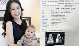 Hot mom Thanh Trần đăng ảnh giấy siêu âm thông báo mang thai lần 4?