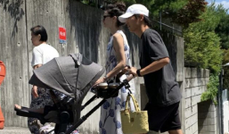 Con trai 1 tuổi của Song Joong Ki với vợ Tây lộ diện, gây chú ý với 1 chi tiết