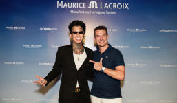 Rapper Dế Choắt và bản rap “Chú Bé Loắt Choắt” khuấy động sự kiện đồng hồ Maurice Lacroix