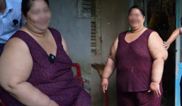 Cô gái sinh con xong tăng 170kg, chồng xây giường bê tông để ngủ khiến CĐM xót xa