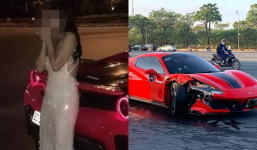 Vụ siêu xe Ferrari va chạm khiến 1 người thiệt mạng: Chàng trai cầm lái, sau tai nạn bỏ cô gái lại một mình?