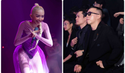 Tóc Tiên 'chơi lớn' với họp báo tựa fashion show, tiết lộ Hoàng Touliver là người 'chịu đựng' mình nhất trong album này