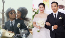 Phan Hiển rước dâu bằng xe máy, cùng Khánh Thi chuẩn bị đón 1000 khách tham gia đám cưới