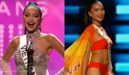 Ngọc Châu ở Bán kết Miss Universe 2022: Đẹp như búp bê nhưng 'xu' phần hô tên?