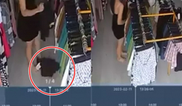 Cô gái ăn mặc xinh đẹp nhưng 'phóng uế' ngay shop quần áo khiến chủ shop lặng người khi check camera