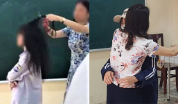 Vụ cô giáo cắt tóc nữ sinh: Cô trò ôm nhau cùng xin lỗi trước lớp