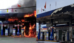 Hé lộ nguyên nhân vụ cháy cây xăng ở Quy Nhơn: Do khách vứt đầu thuốc lá lúc đổ xăng