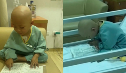 Cậu bé mắc ung thư từ 4 tháng tuổi, ngày ngày tụng kinh niệm Phật trên giường bệnh và cái kết đẹp sau 4 năm