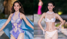 Top 3 Miss World Vietnam đọ sắc trong bikini sau 1 năm đăng quang, dàn thí sinh năm nay liệu có 'bì kịp'?