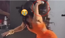 Nữ ca sĩ ném mic vào đầu fan vì bị hắt nước vào người khi đang diễn