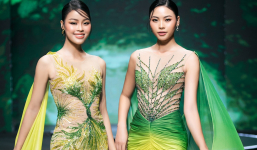 Á hậu Đào Hiền cùng chị gái Đào Hà bất ngờ xuất hiện trên sàn diễn Vietnam Beauty Fashion Fest