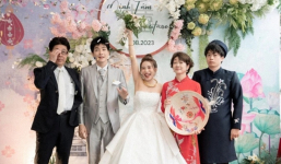 Khoảnh khắc bố mẹ chồng người Nhật tạo bất ngờ cho con dâu Việt trong đám cưới thu về 2,4 triệu lượt xem