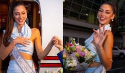 Một hoa hậu bay chuyên cơ riêng đến thi Hoa hậu Hoàn vũ, nhan sắc cũng 'chấn động' không kém