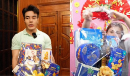 Lê Dương Bảo Lâm và vợ gây tranh cãi khi bán set quà tết 450k nhưng bị nói 'lèo tèo, không đáng tiền'
