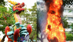 'Con rồng' tại Nha Trang bỗng dưng bốc cháy dữ dội ngay trước thềm tết Nguyên đán