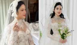 Soi váy cưới 150 triệu của Chu Thanh Huyền, một chi tiết đặc biệt khiến giá trị cao vút lên trăm triệu