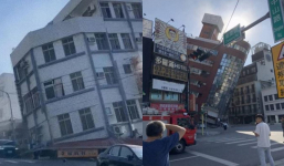 Động đất 'rung chuyển' cả đảo ở Trung Quốc khiến nhiều tòa nhà đổ sập, người dân hoang mang cầu cứu