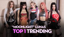 MV MOONLIGHT của LUNAS chính thức đạt Top 1 Trending YouTube